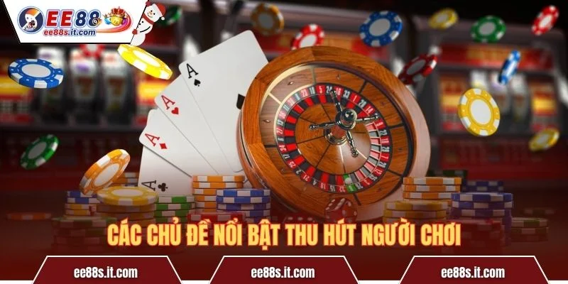 Các chủ đề nổi bật thu hút người chơi