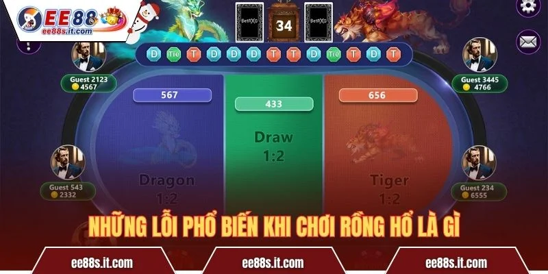 Những lỗi phổ biến khi chơi Rồng Hổ là gì