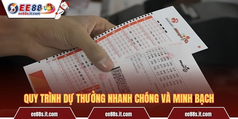 Quy trình dự thưởng nhanh chóng và minh bạch