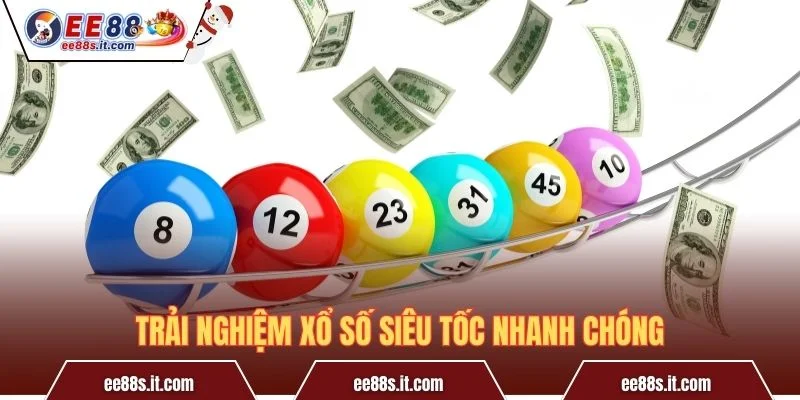 Trải nghiệm Xổ số siêu tốc nhanh chóng